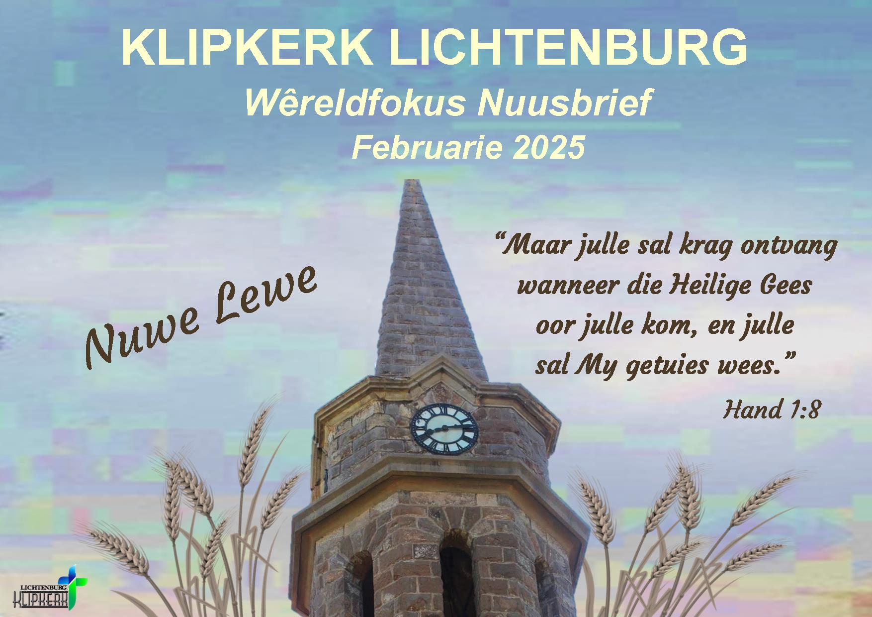 Wereldfokus Lichtenburg N G Klipkerk,nuusbrief